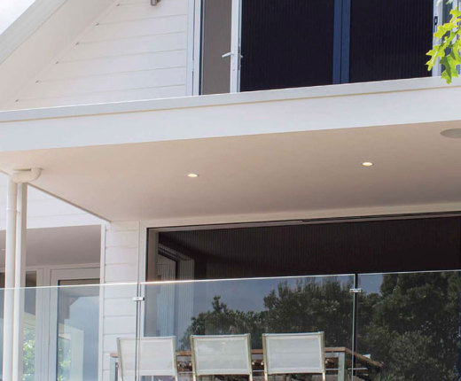 retractable screen on doors out to patio deck